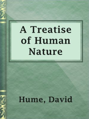 A Treatise of Human Nature - ebook